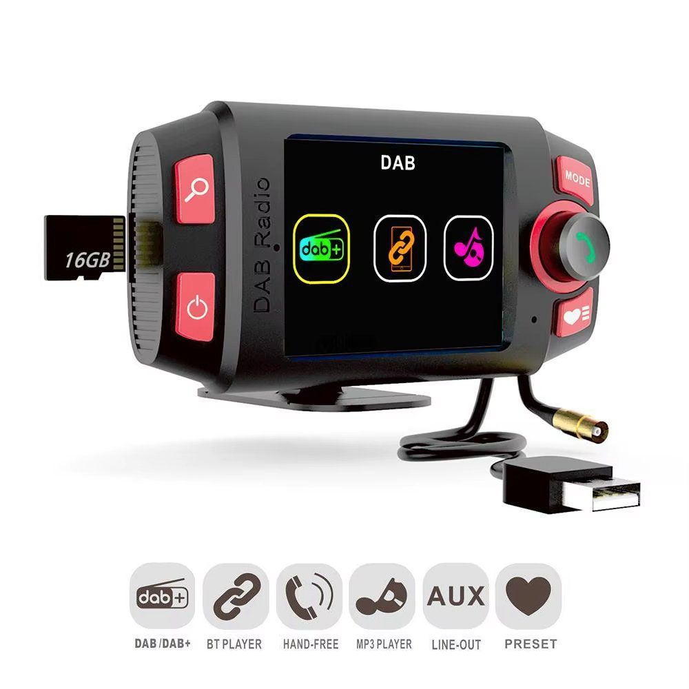 Adattatori: DAB+ Empfänger mit Bluetooth Freisprechfunktion Aux – Nuovo e nell'imballaggio originale da Chiasso venduto da online.shop