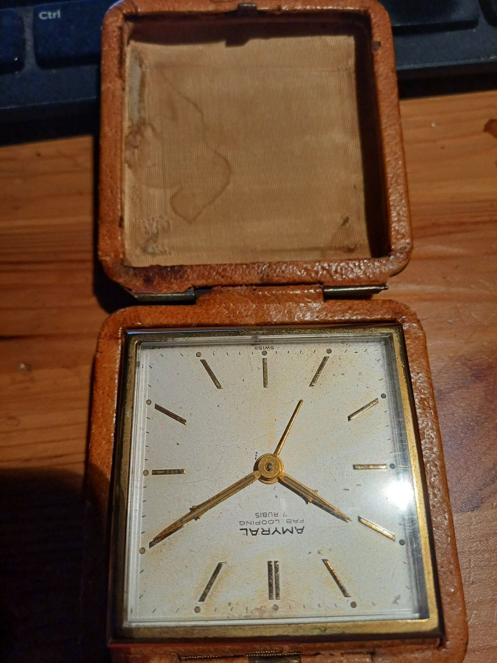 Wecker: Amryal Reisewecker, 7 Rubis, Vintage – Gebraucht aus Zürich von carolina71 2