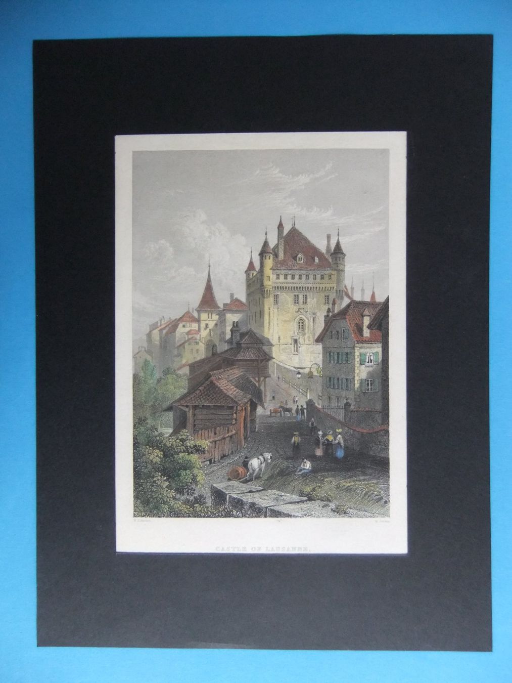 Incisioni: Stich : Castle of Lausanne – Usato da St. Niklaus VS venduto da wunschlos54