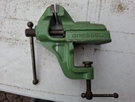 Tisch- Schraubstock GRESSEL, Backe 80mm, Spannbereich  110mm
