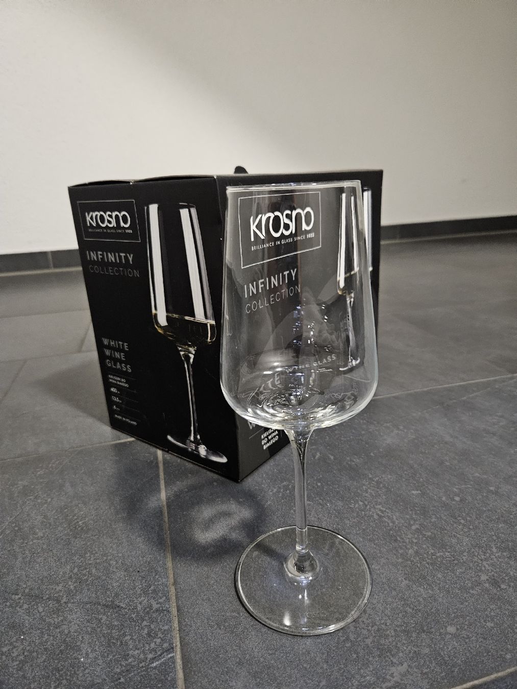 Bicchieri: Krosno Infinity Weissweinglas 400ml 6er Set – Usato da Buchs ZH venduto da rit_s6kv 1
