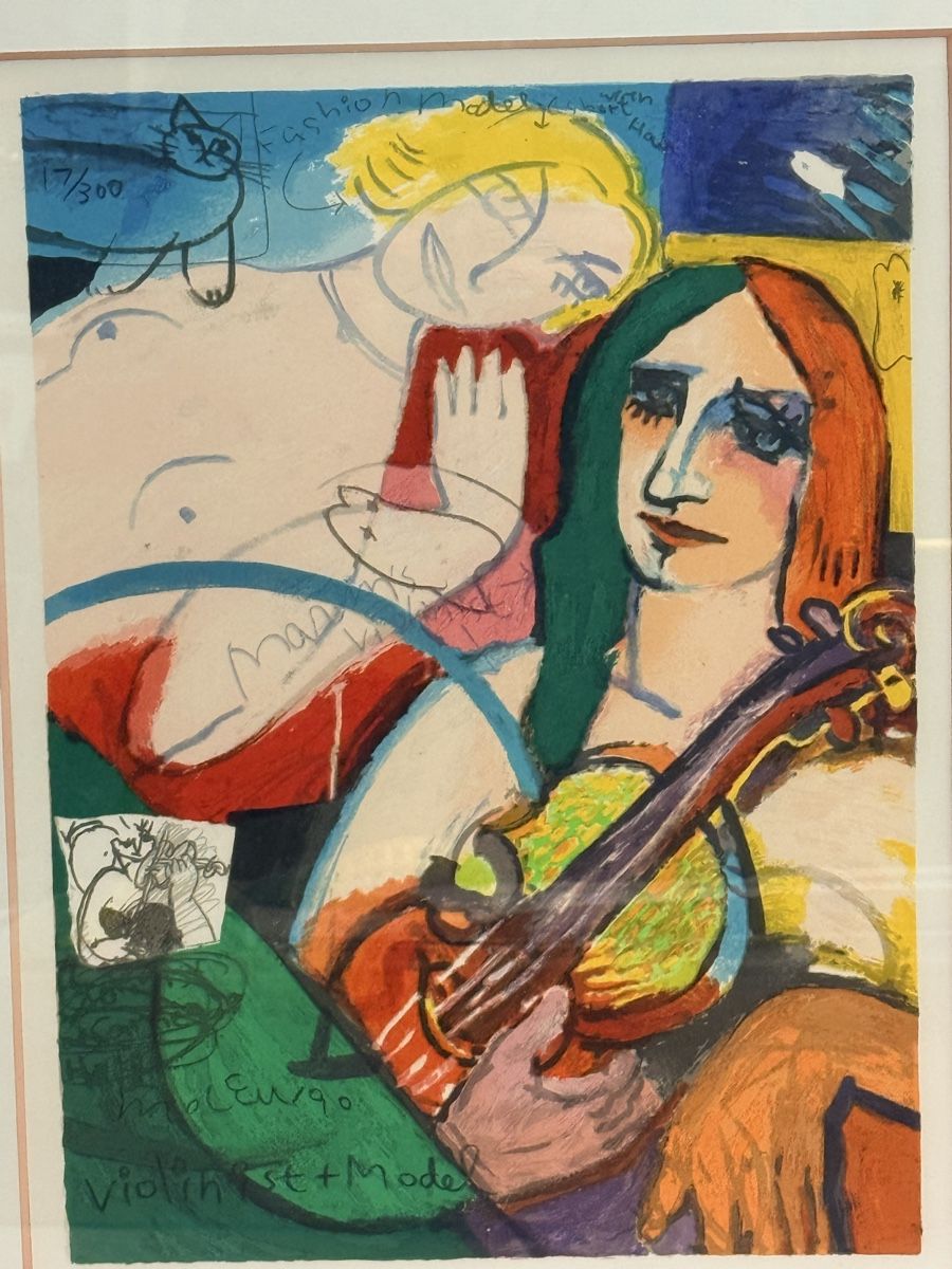Grafiken & Lithographien: Michael LEU (1950) - Farblithographie – Gebraucht aus Solothurn von NUVICO 5