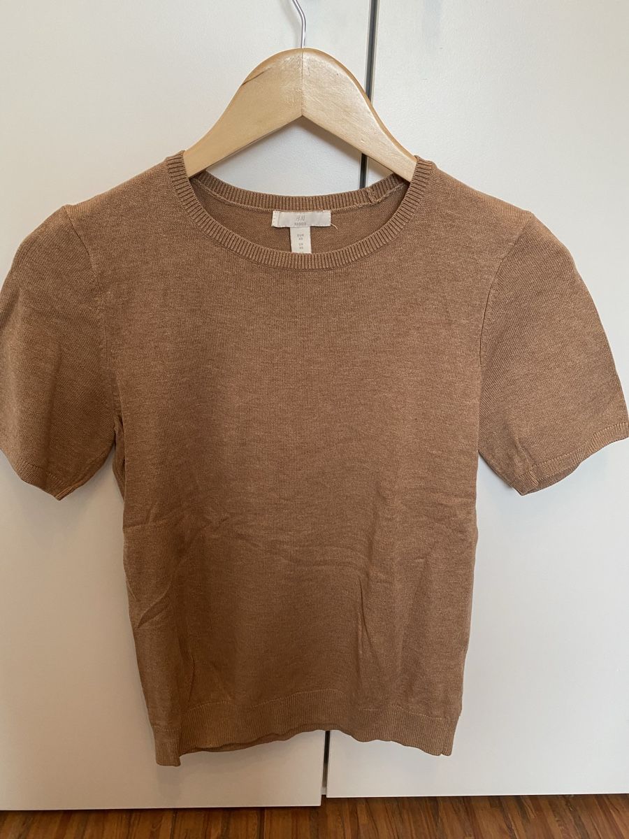 H&M Top: Pull H&M Basics Femme Marron Taille XS – Nuovo (secondo la descrizione) da Aigle venduto da Celina28