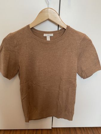 Pull H&M Basics Femme Marron Taille XS