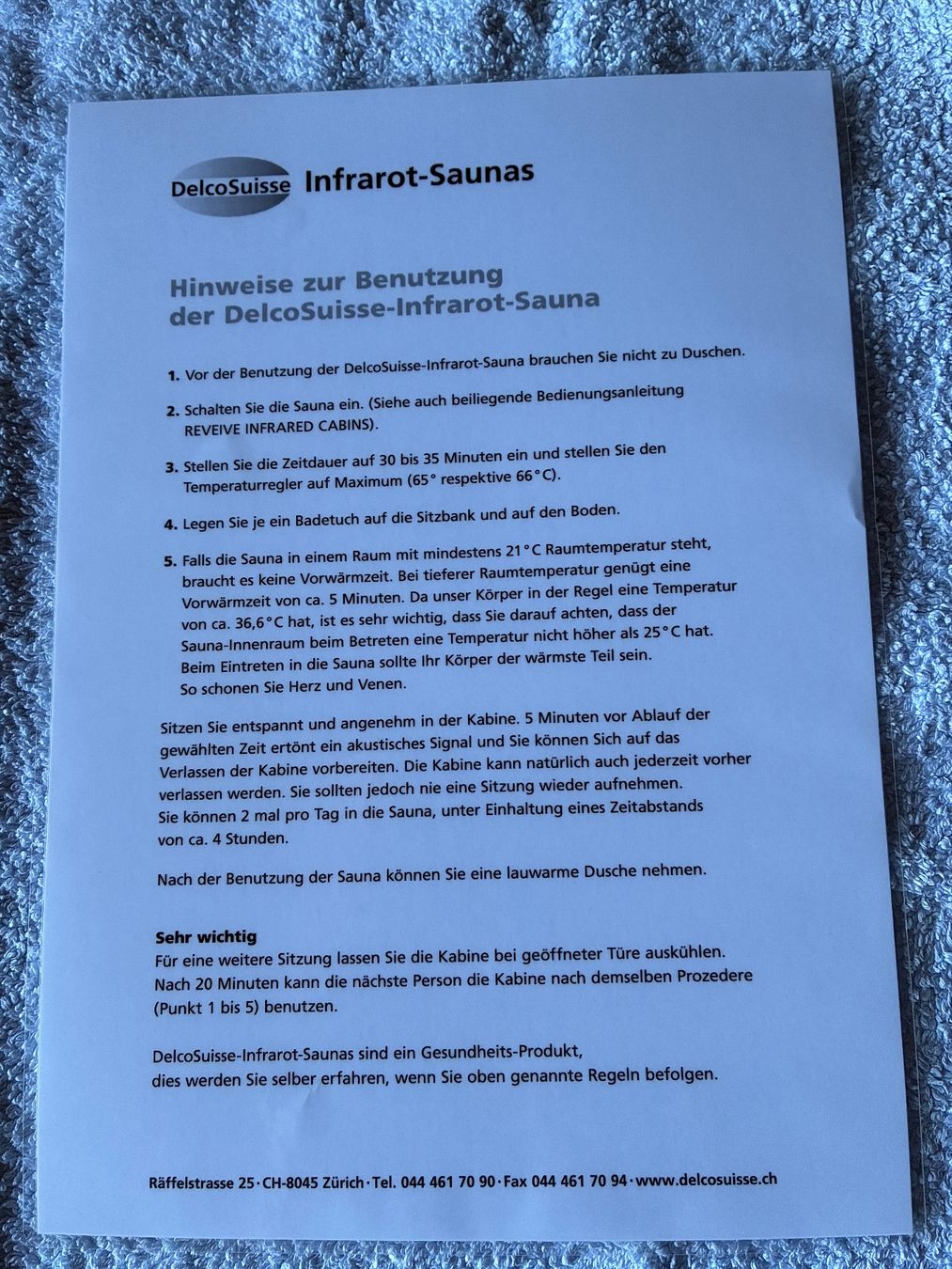 Sauna & Accessori: Infrarot Sauna – Usato da Zuoz venduto da kar_9smp 2