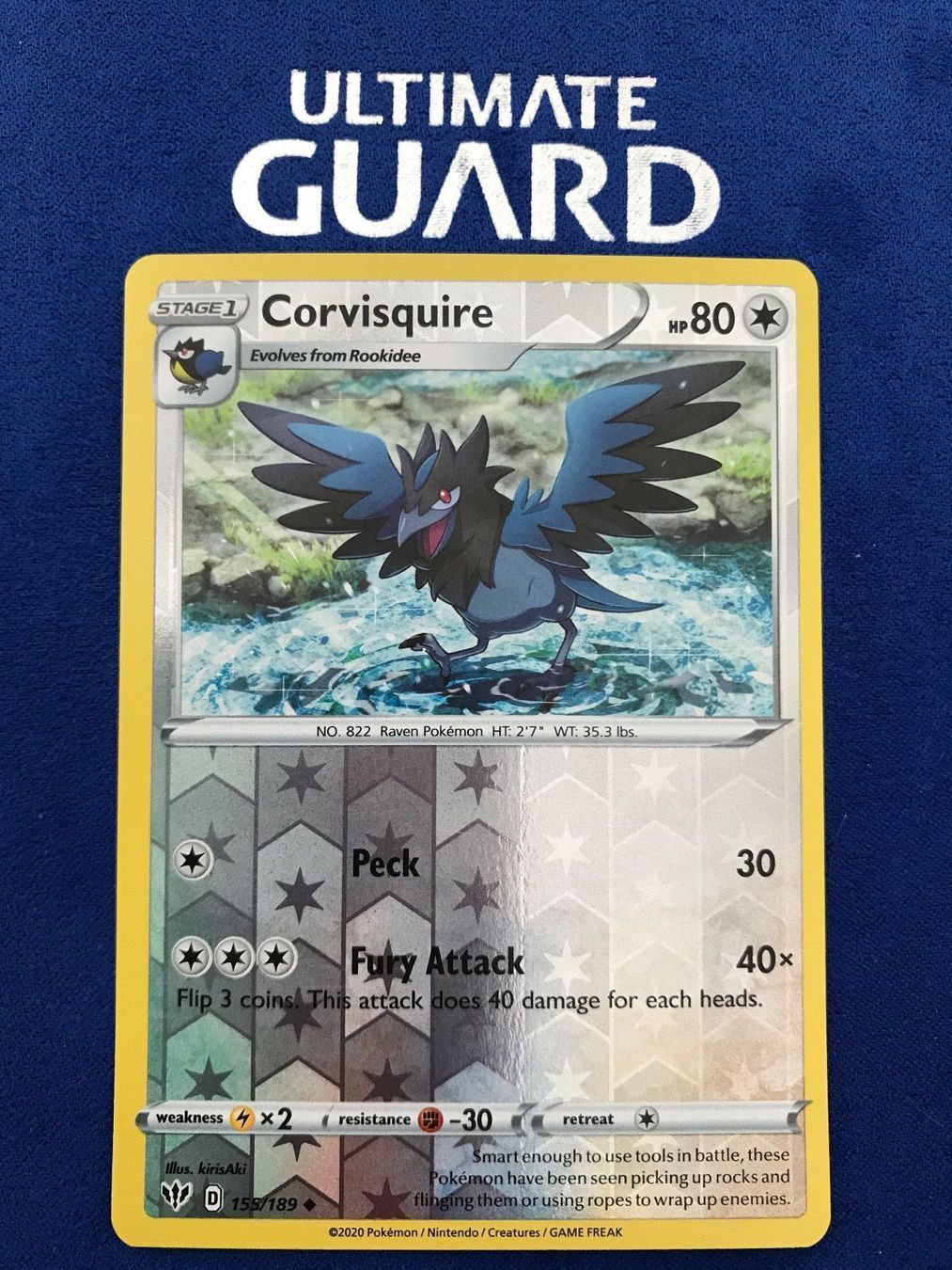 Pokémon Carte collezionabili: Pokemon TCG - Corvisquire EN reverse Holo – Nuovo (secondo la descrizione) da Lyss venduto da DeaDiLuna
