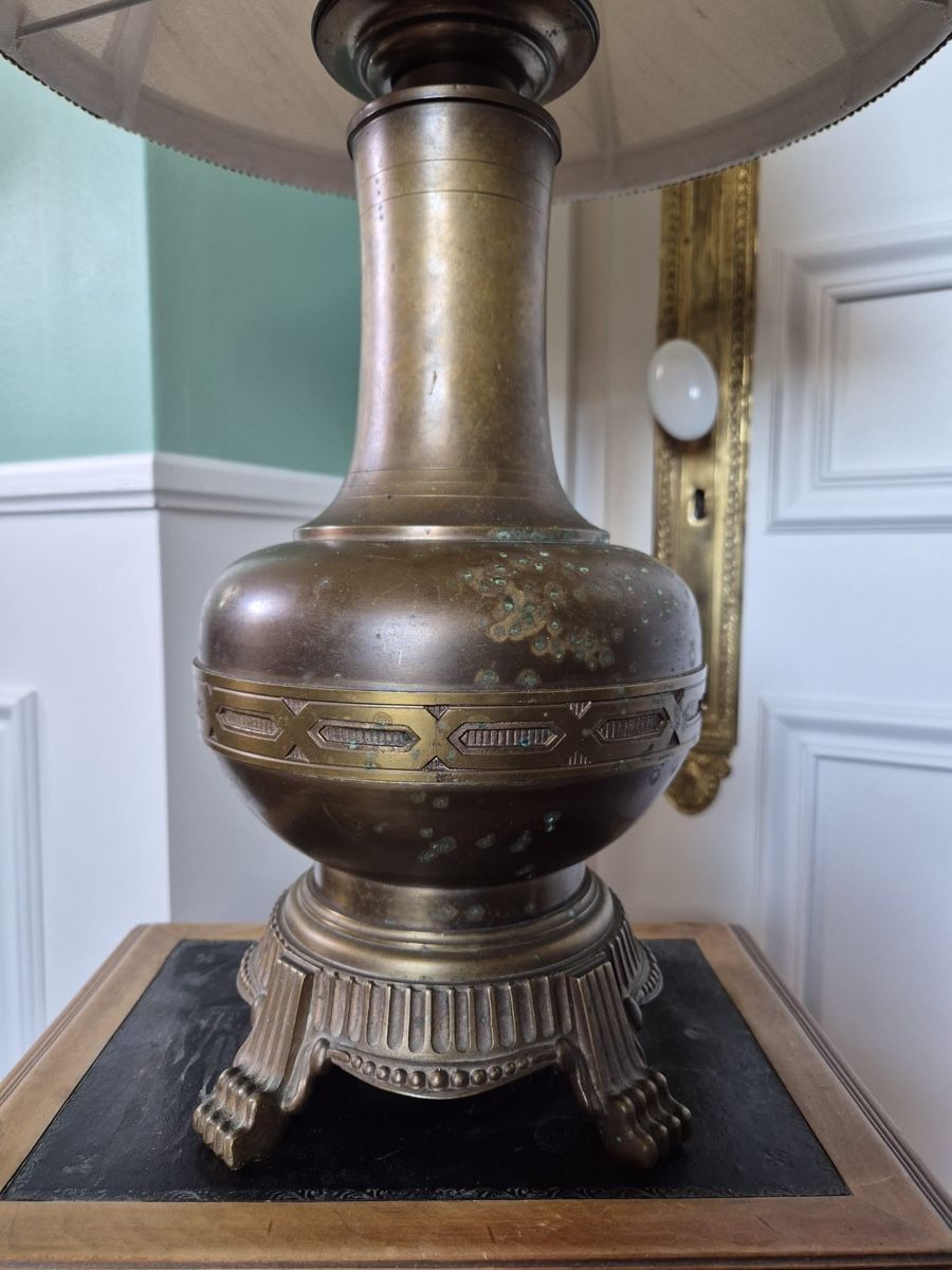 Lampade: Lampe ancienne en bronze19ème siècle – Usato da Tramelan venduto da La_mine_d_art