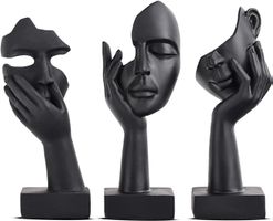 Heimdekoration Akzentkunst Frau Gesicht Statue Sammlerstück