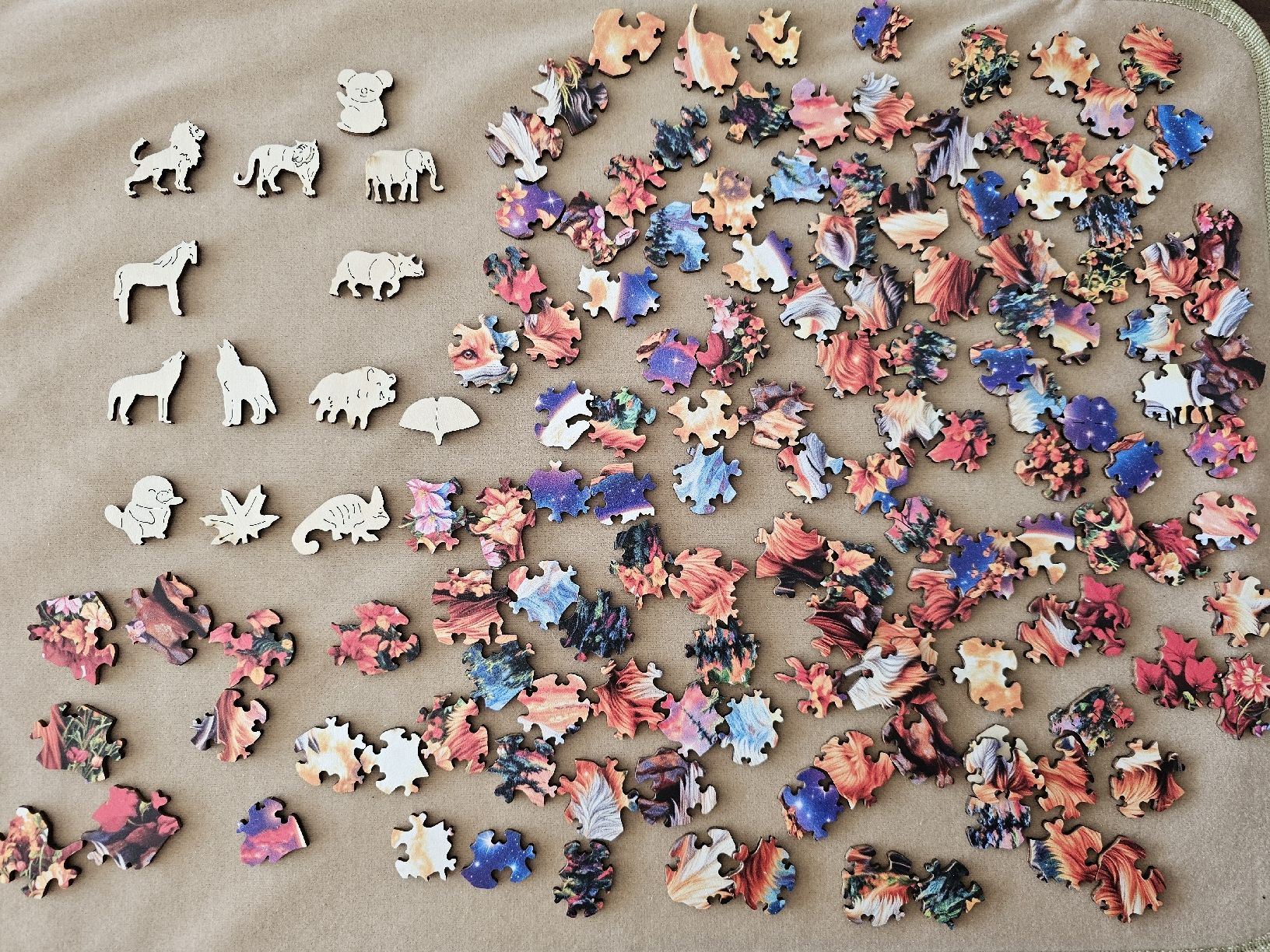 Puzzle: Holzpuzzle "Fuchsfamilie" Grösse A3 – Nuovo (secondo la descrizione) da Bütschwil venduto da Taranabo 1