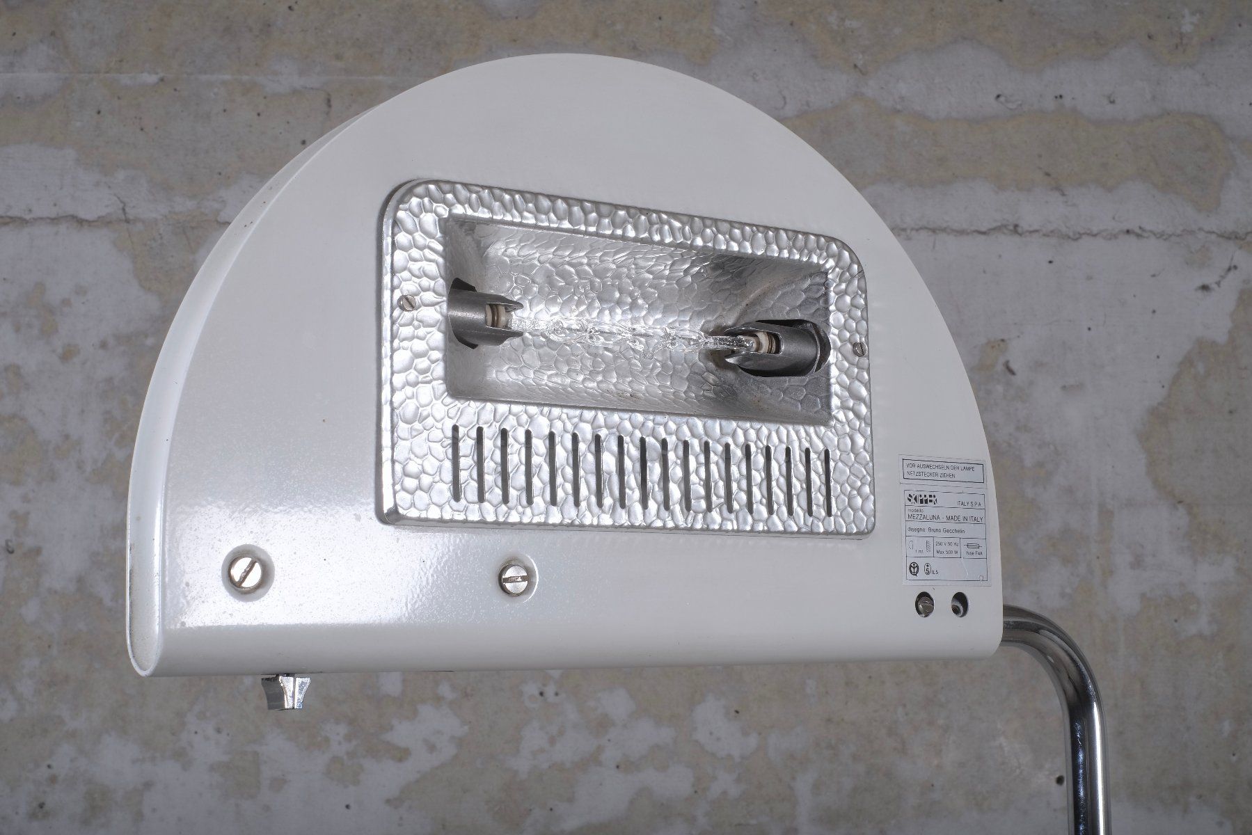 Lampade: MEZZALUNA STEHLAMPE BRUNO GECCHELIN SKIPPER LABEL – Usato da Zürich venduto da mrbluewave 4