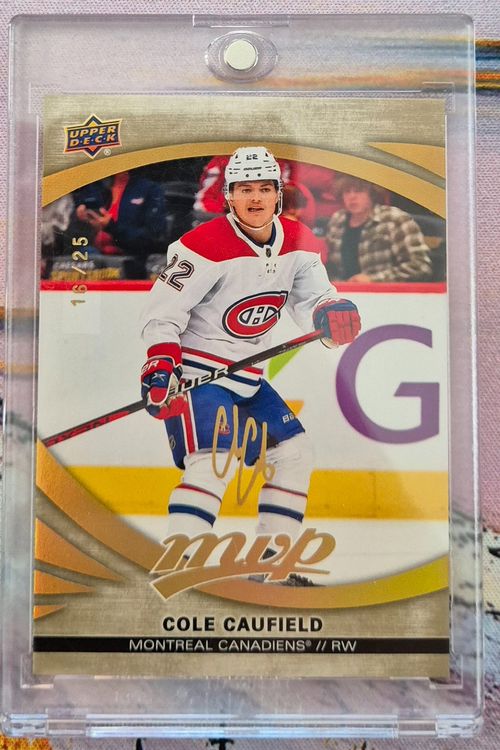 Cole Caufield MVP Gold 16/25 Montreal Canadiens 2023-24 (Neu (gemäss ...