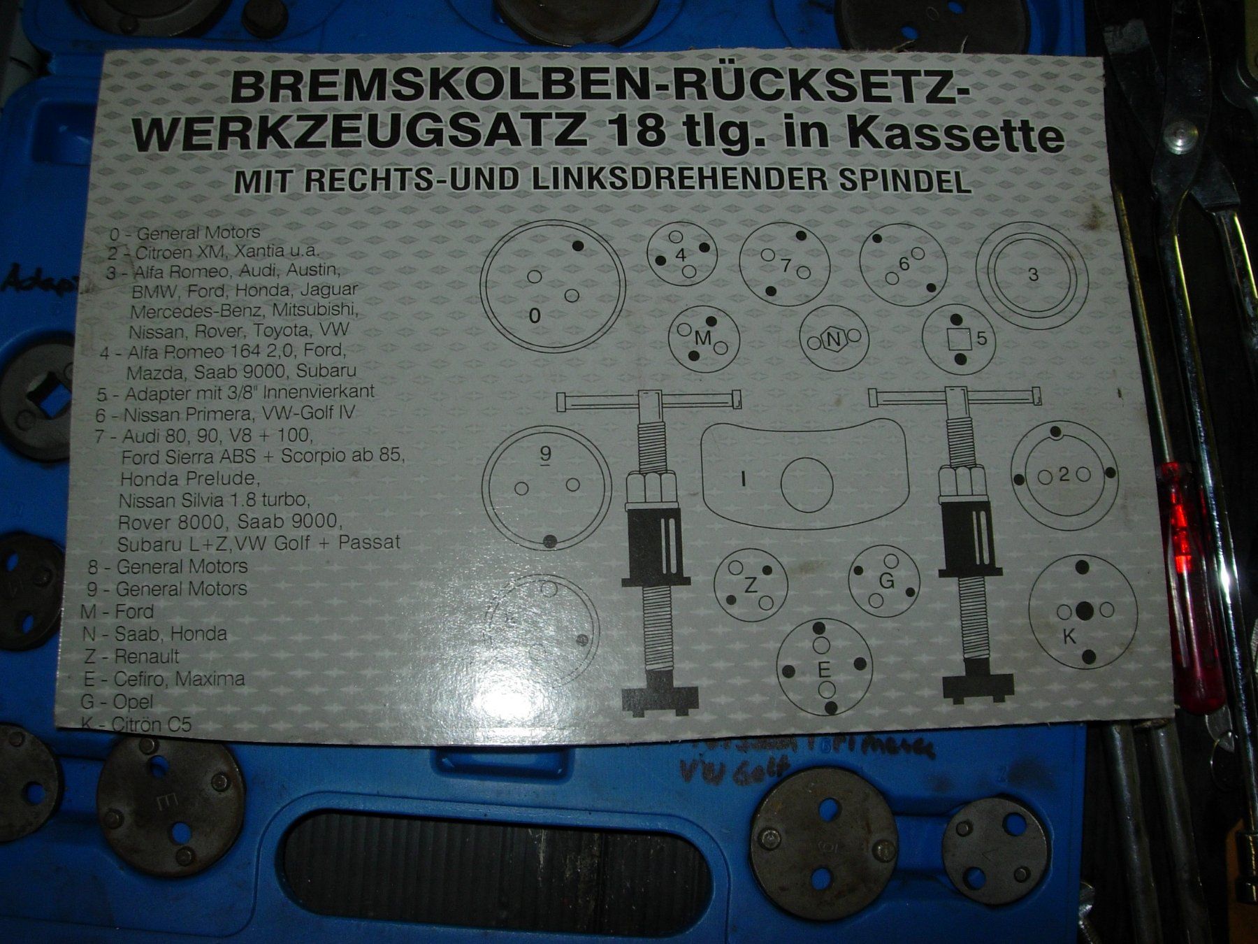 Tutti gli attrezzi: Bremskolbenrücksteller – Usato da Hagneck venduto da Simu696 2
