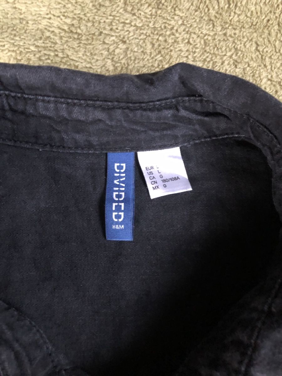 H&M Camicie: Schwarzes Hemd Gr. L, Divided by H&M – Usato da Kaisten venduto da Wavechip 1