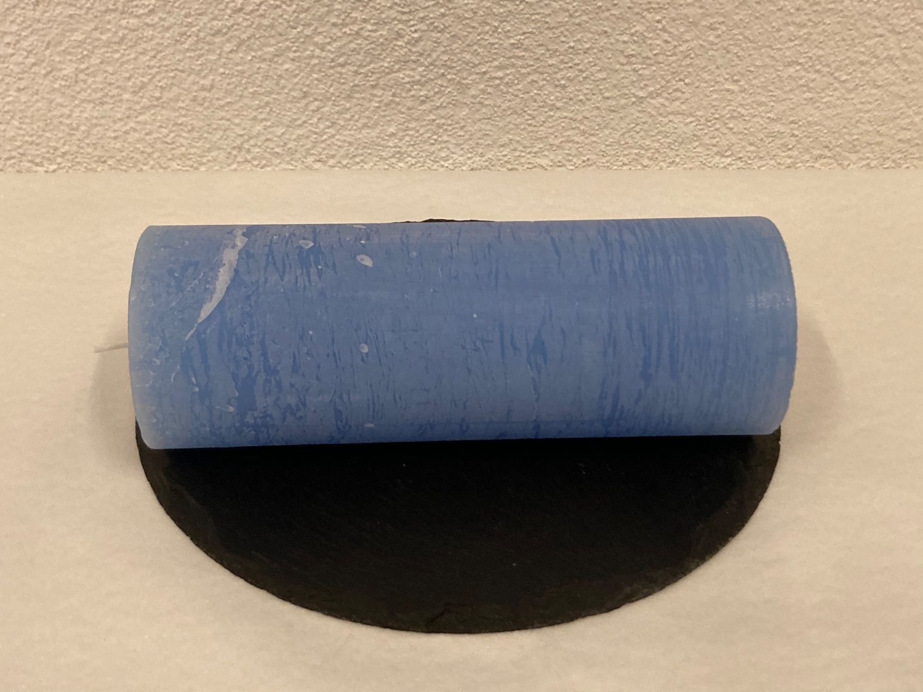 Bougies: Kerze 8 x 22 cm, hellblau rustic, 950g – Neuf (Voir description) à Neuenhof par jorogo 3