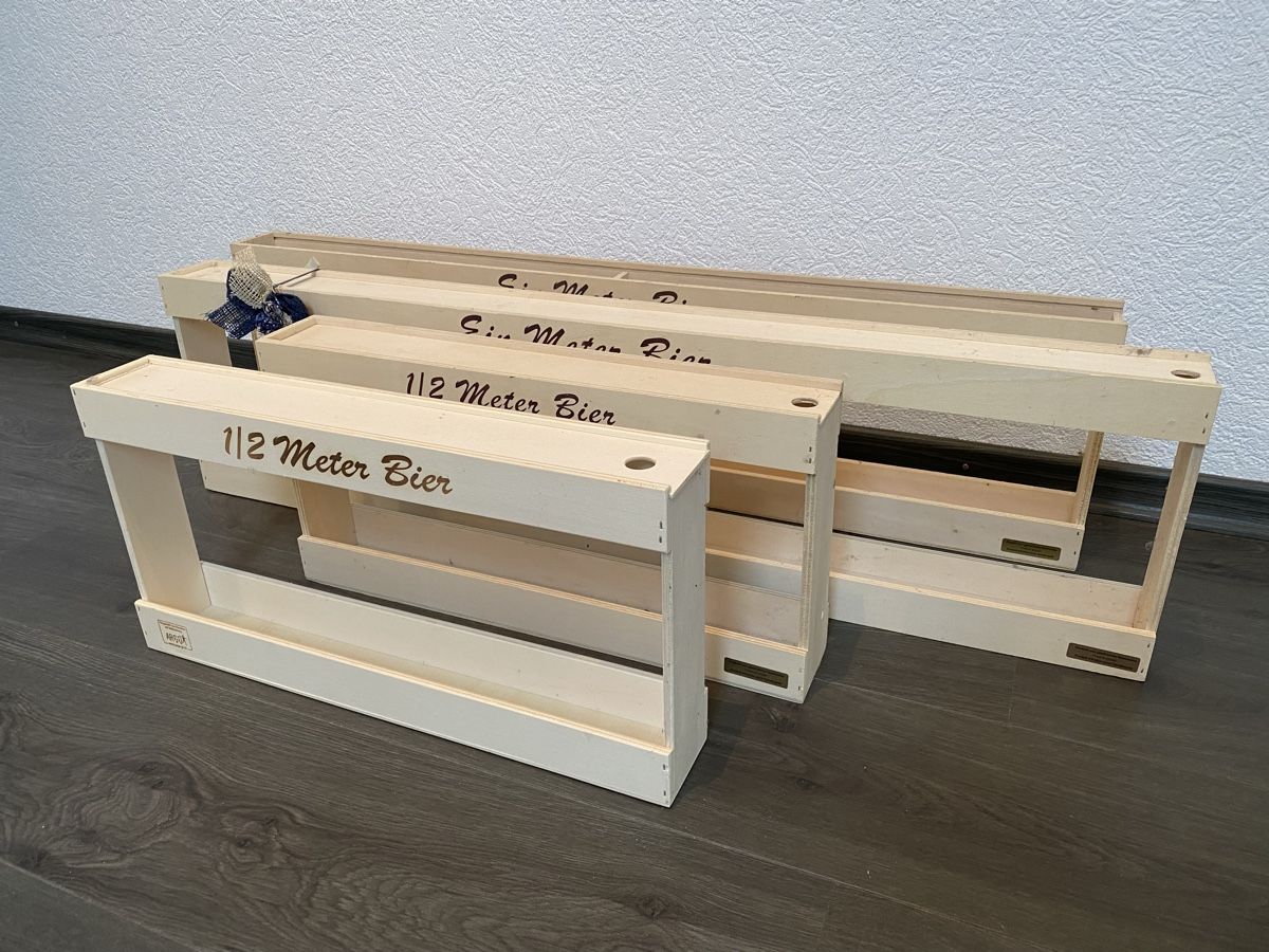Wein- & Bierkisten: Set mit 4 Geschenkpackungen 2x 2m Bier 2x 1/2m Bier – Gebraucht aus Hägglingen von Karin0802 1
