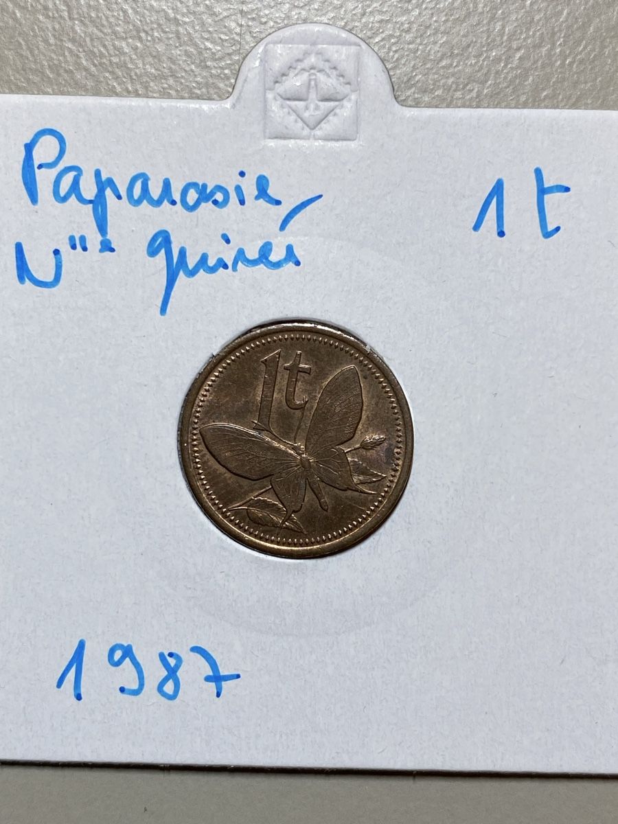 Tutti le monete: Papouasie Nlle Guinée - 1t - 1987 – Usato da Payerne venduto da Mike1682