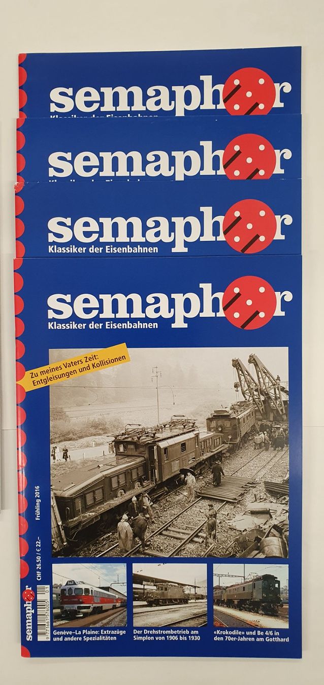 Zeitschriften & Magazine: Semaphor 2016 (4 Hefte) & Sonderausgabe 2016 – Gebraucht aus Würenlos von jub_nd5j 1