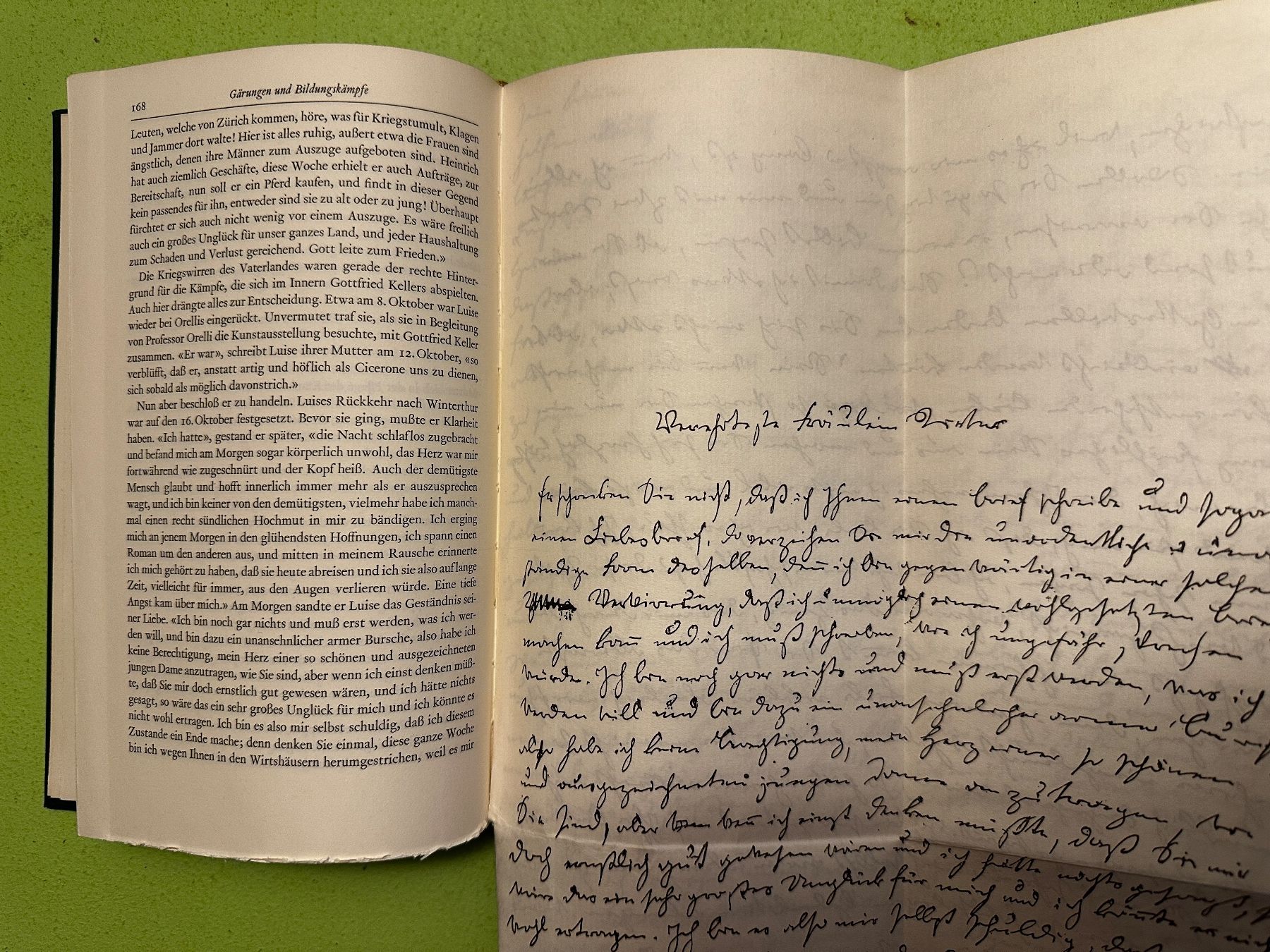 Libri: Emil Ermatinger: Gottfried Kellers Leben. – Usato da Zürich venduto da allp 4
