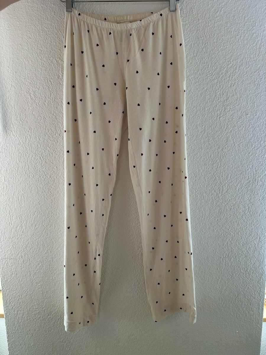H&M Negligees & Pigiami: H&M Schlafanzug Creme mit roten Herzen Gr.S - Gratisversand – Usato da Frutigen venduto da glnays 5