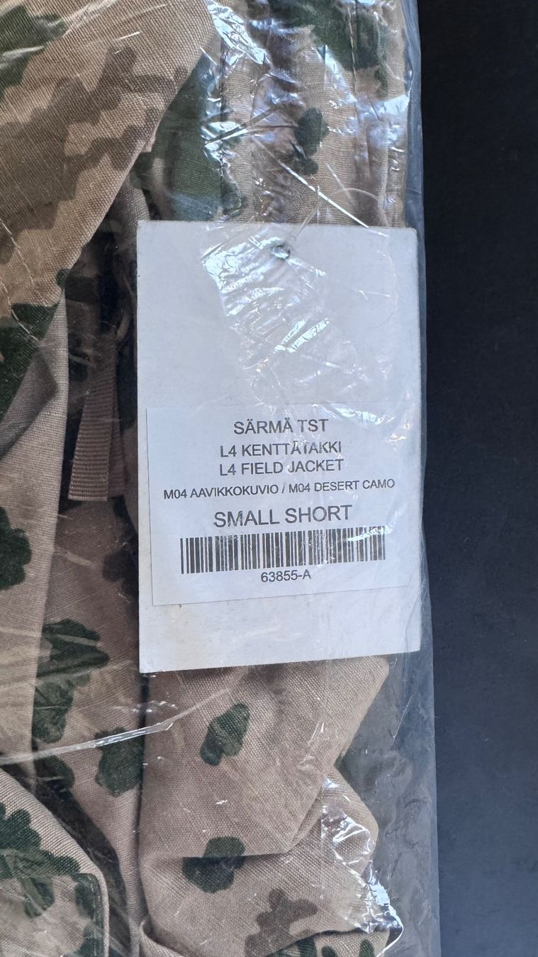 Uniformi: Särmä TST L4 Field Jacket M04 Camo – Nuovo e nell'imballaggio originale da Brügg BE venduto da ASG85 2