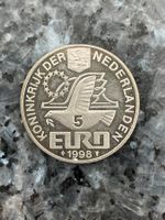Münze Niederlande 5 Euro 1998