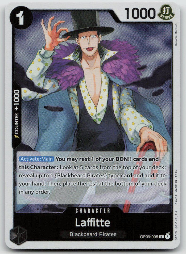 Bandai Carte collezionabili: One Piece Laffitte OP09-095 R – Usato da Lugano venduto da VlaseCard