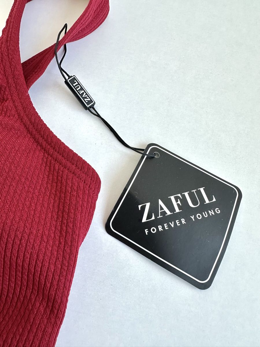 Zaful Costumi da bagno & Bikini: Neues Bikini-Set von ZAFUL / dunkelrot / Gr. S – Nuovo e nell'imballaggio originale da Bern venduto da Fraeuleinhonig 1