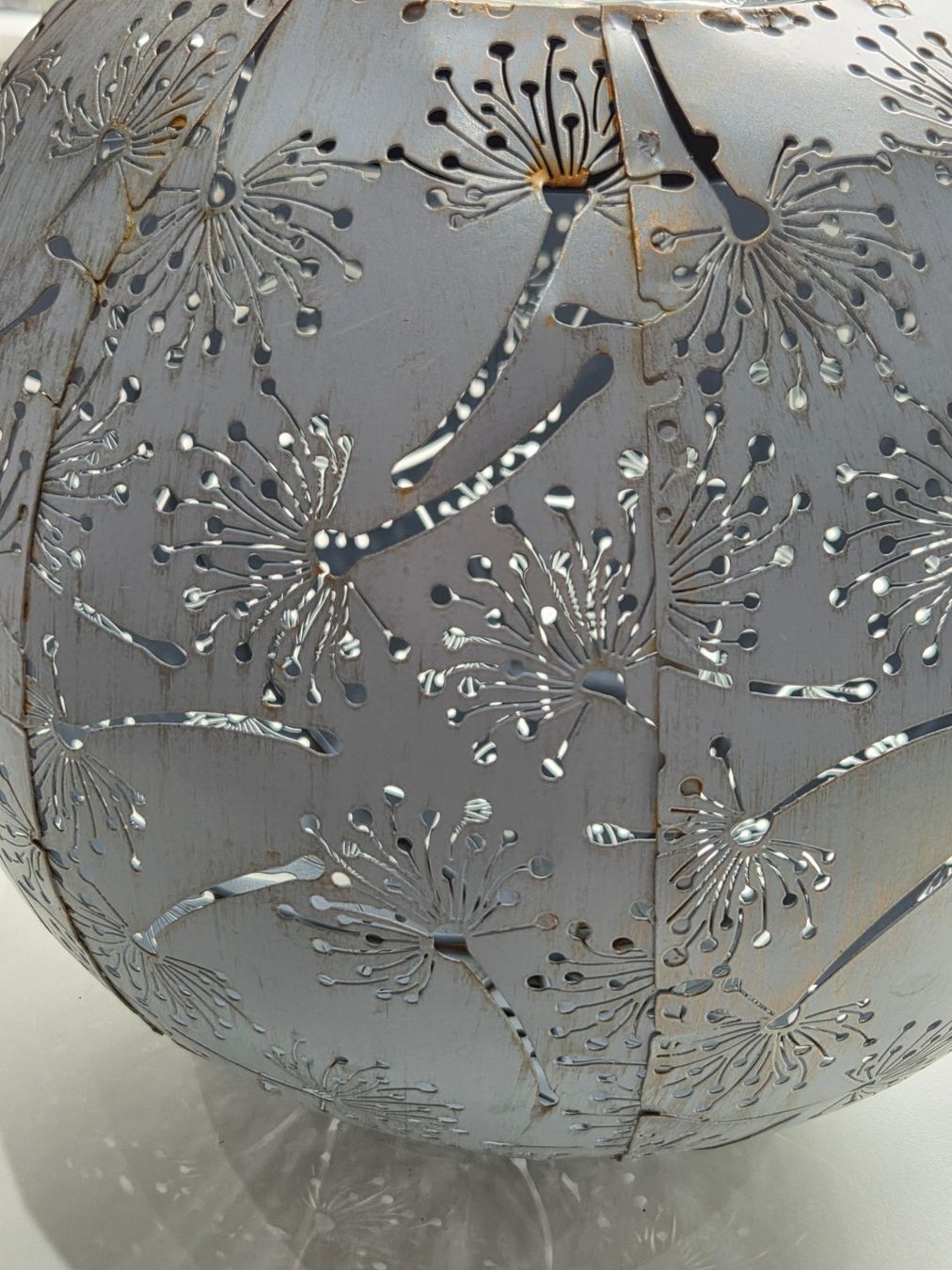Lampen: Solarleuchte Gartenlampe Metall Kugel Dandelion – Neu (gemäss Beschreibung) aus Derendingen von CoolerBenutzername 2