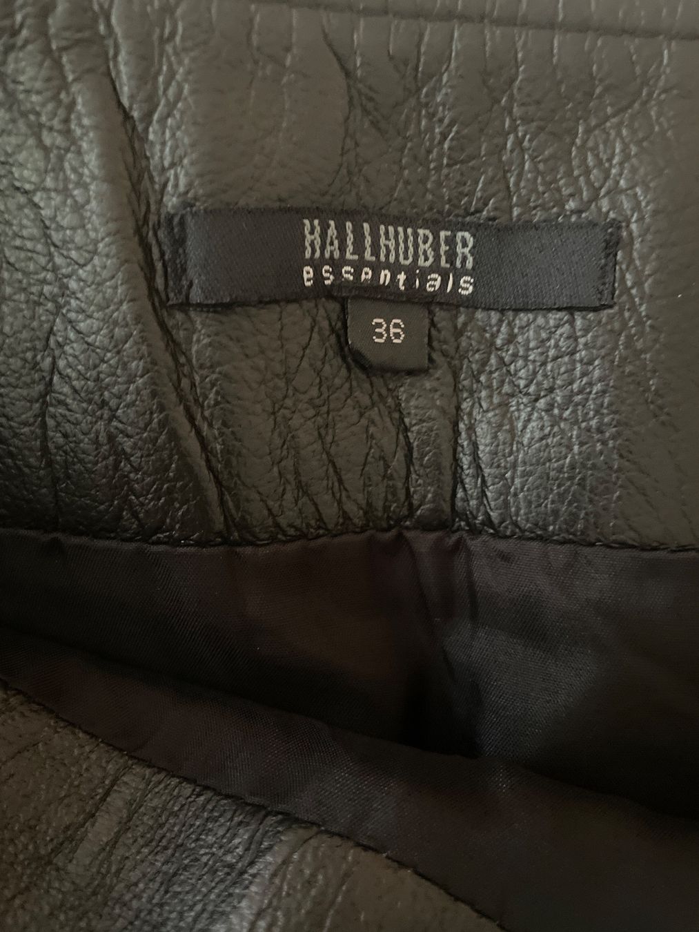 Hallhuber Gonne: Hallhuber Lederrock – Usato da Zürich venduto da wijon07 2