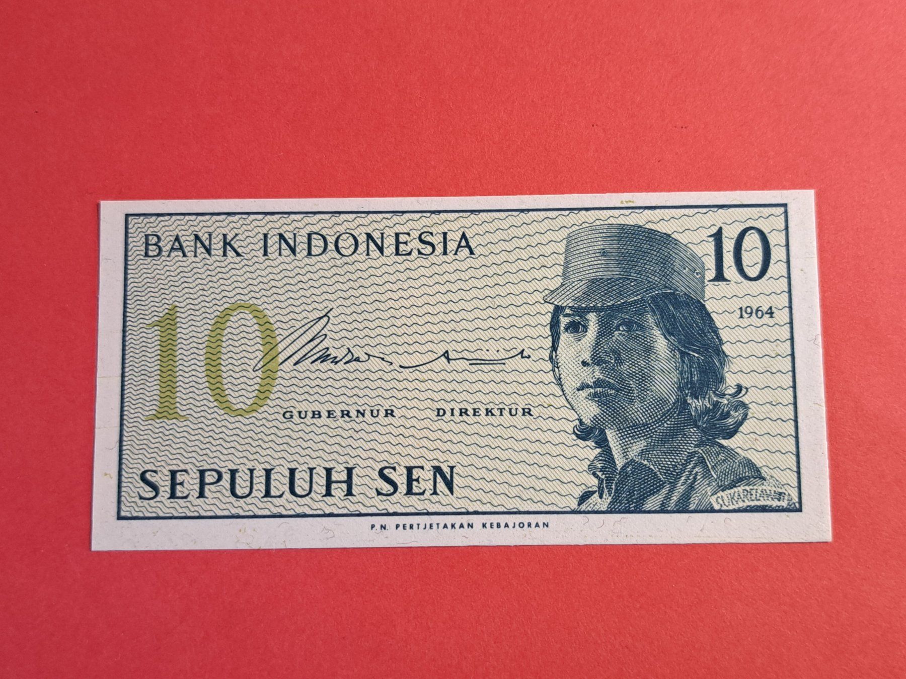 Banconote: INDONESIEN - 1 & 5 & 10 Sen 1964 UNC – Nuovo (secondo la descrizione) da Wichtrach venduto da LuckyLuke69 5