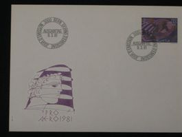Pro Aero 1981 FDC 09.03.1981 Nr. 47