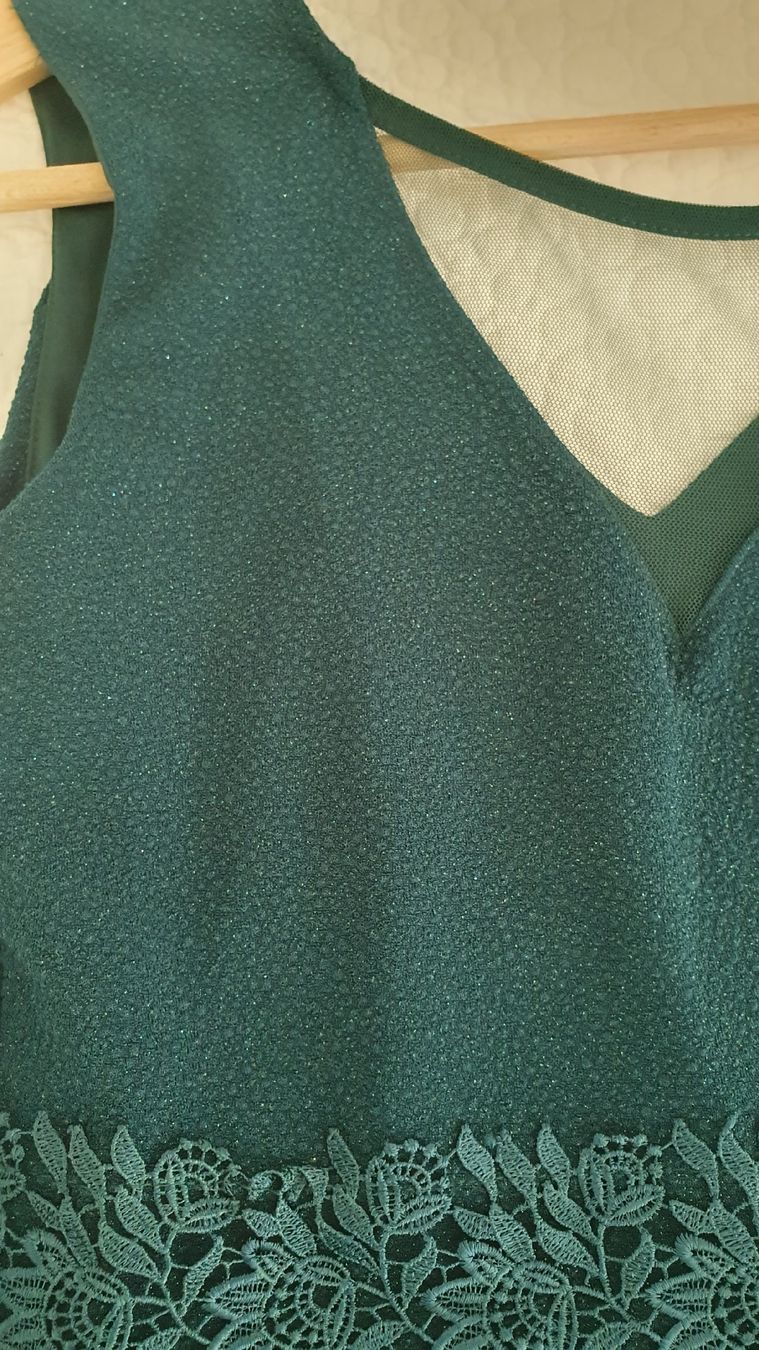 Robes: Ballkleid Grösse 38, grün, Polyester – Neuf (Voir description) à Bellerive VD par cajen 1