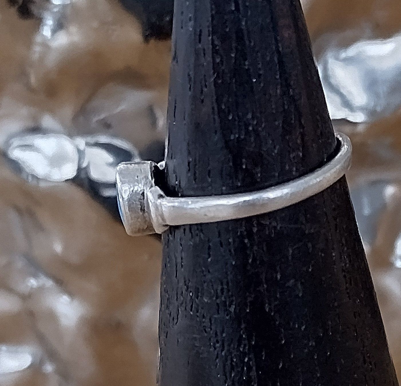 Ringe: KLEINER SILBER RING 925 MIT TÜRKIS Gr. 47 – Gebraucht aus Romanshorn von BoutiqueA 5