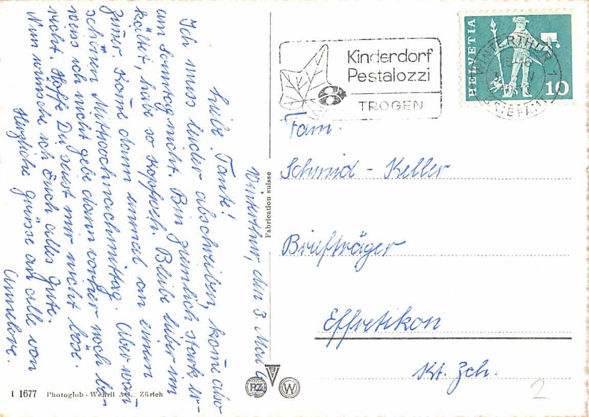 Cartoline postali: alte Ansichtskarte aus Archiv: 8-BILD WINTERTHUR - ab 1.-- – Usato da Winterthur venduto da SchatzchischtliWinti 1