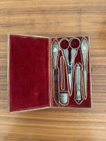 Antikes Nähzeug-Set mit Etui (spätes 19./frühes 20. Jh.)