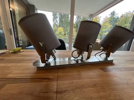 Moderne graue Deckenlampe,  3x E27