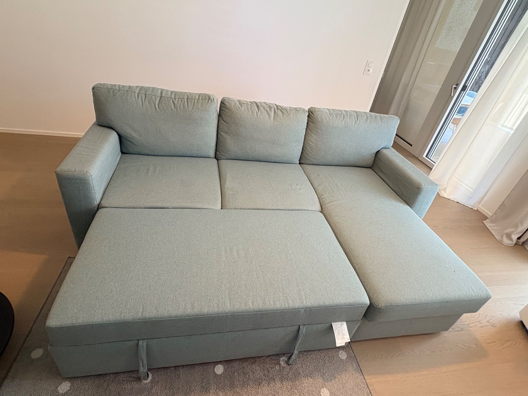 Ikea Sofas: IKEA BARSLOV 3-seat sofa-bed with chaise lounge – Gebraucht aus Zürich von akh_7xjv 3