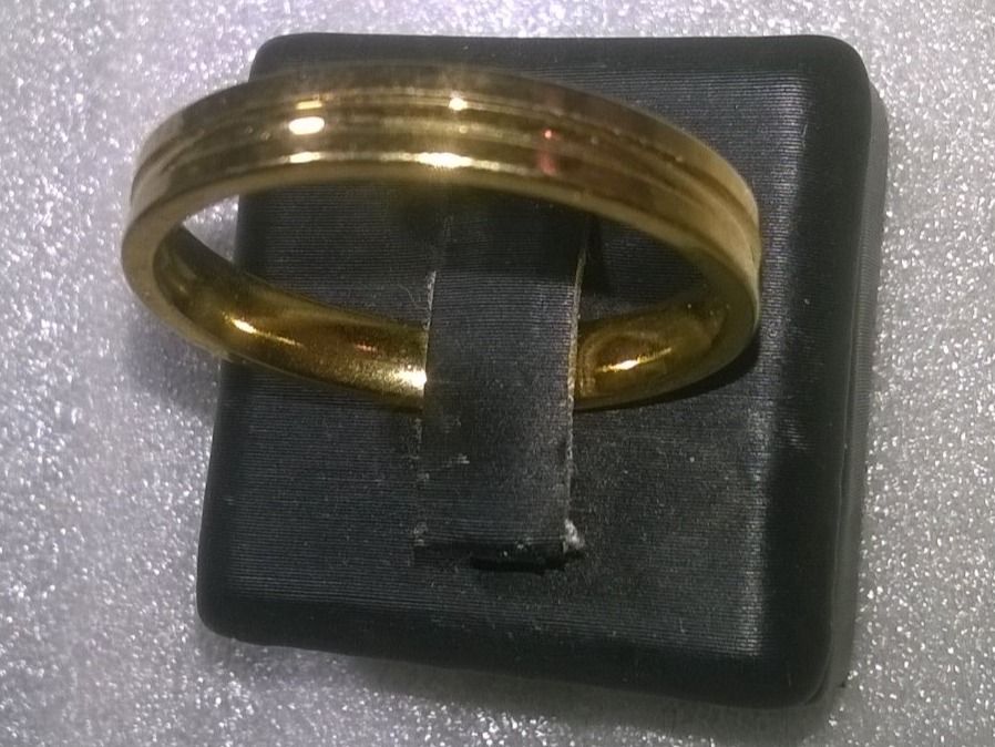 Anelli: RING EDELSTHAL VERGOLDET,,,GLANZIG – Nuovo (secondo la descrizione) da Basel venduto da bijoutrie_4