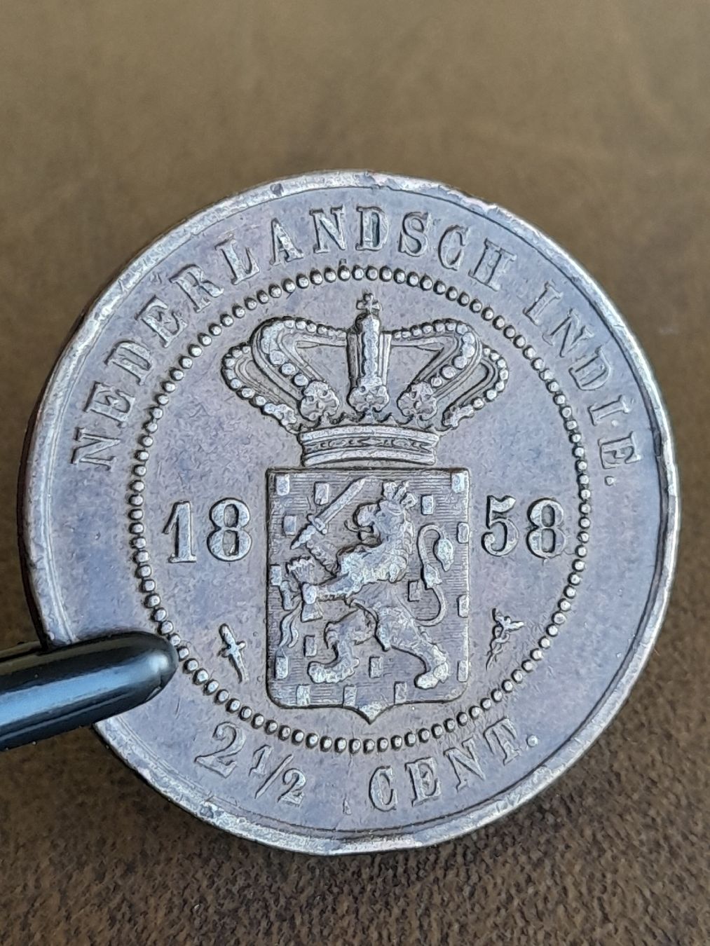 Tutti le monete: 2 1/2 Cent Indenosia 1858 – Usato da Basel venduto da Basel_20