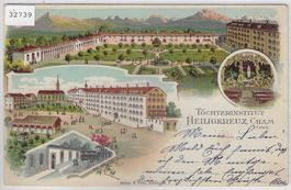 Töchterinstitut Heiligkreuz Cham - Litho 1900