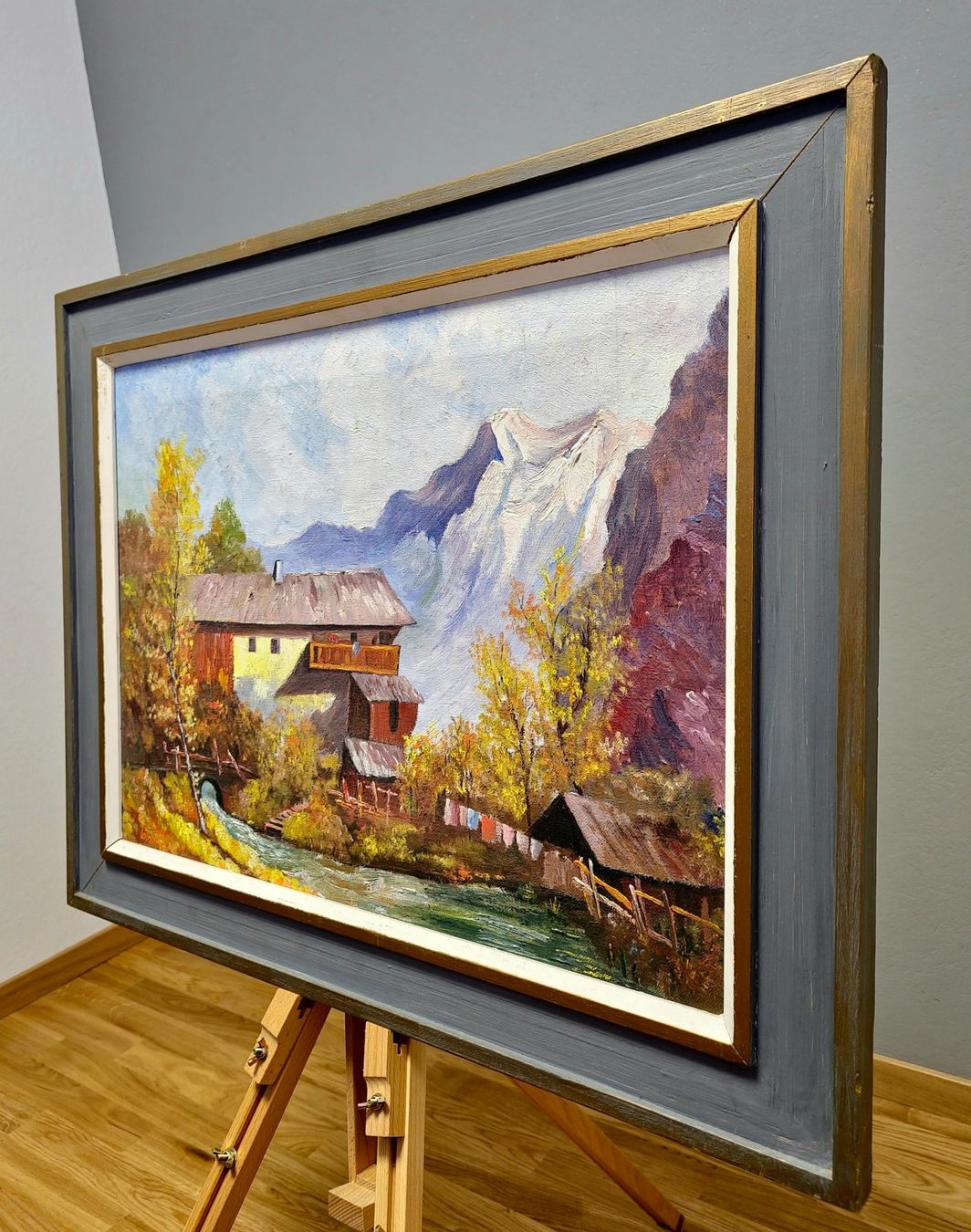 Gemälde: Herbstliche Harmonie: Ölgemälde von Laber, 1974 – Gebraucht aus Bern von Djenestra 2