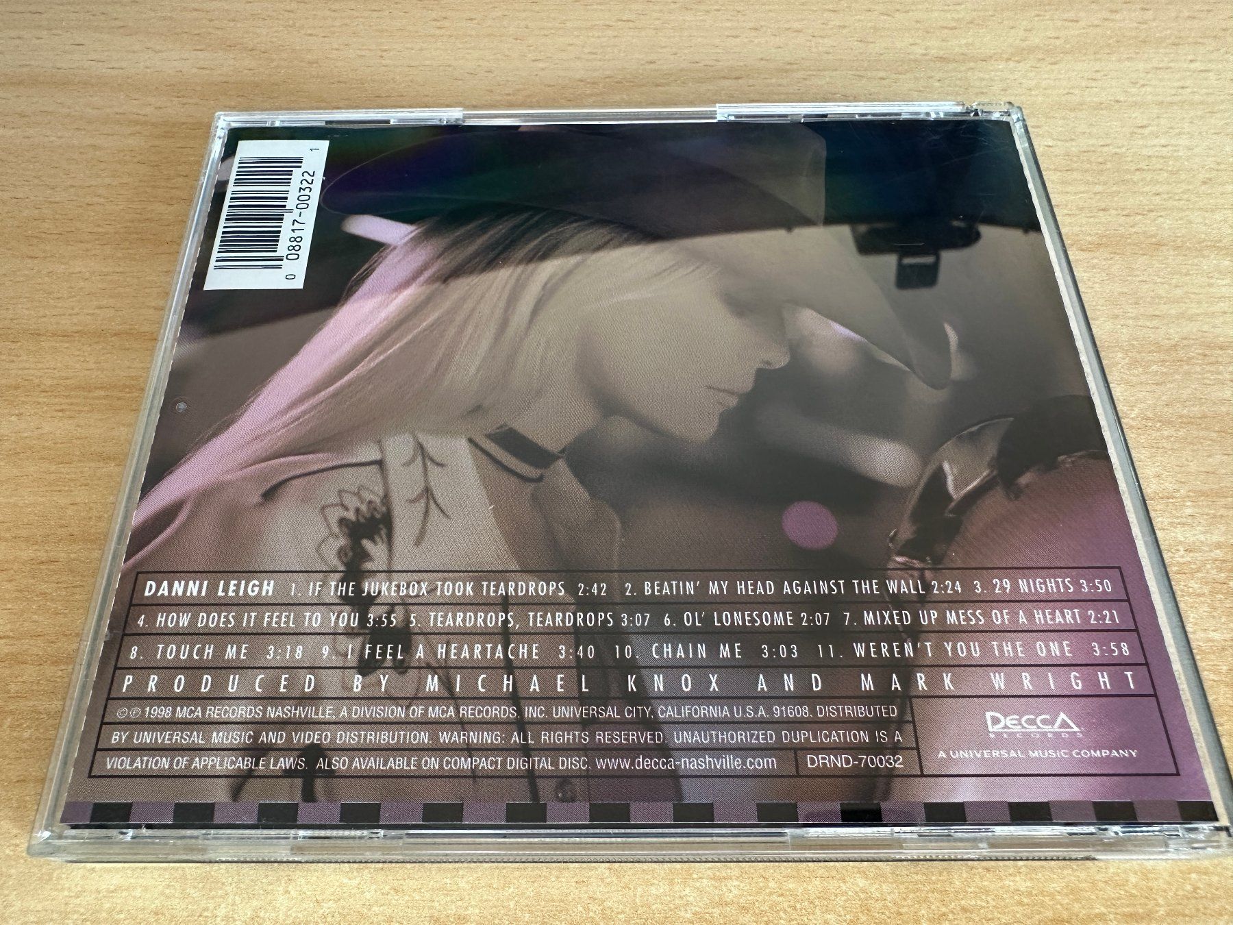 CD: Q5 Danni Leigh – 29 Nights – Usato da Rikon im Tösstal venduto da Alpenmutz 1