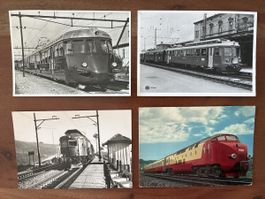 10 Ansichtskarten Schweiz von Zügen und Bahn. 2