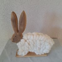 Süsses Osterhase Holz Deko Häschen
