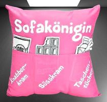 👑 Lustiges Sofakissen «Sofakönigin» – Dein Thron! 👑💫
