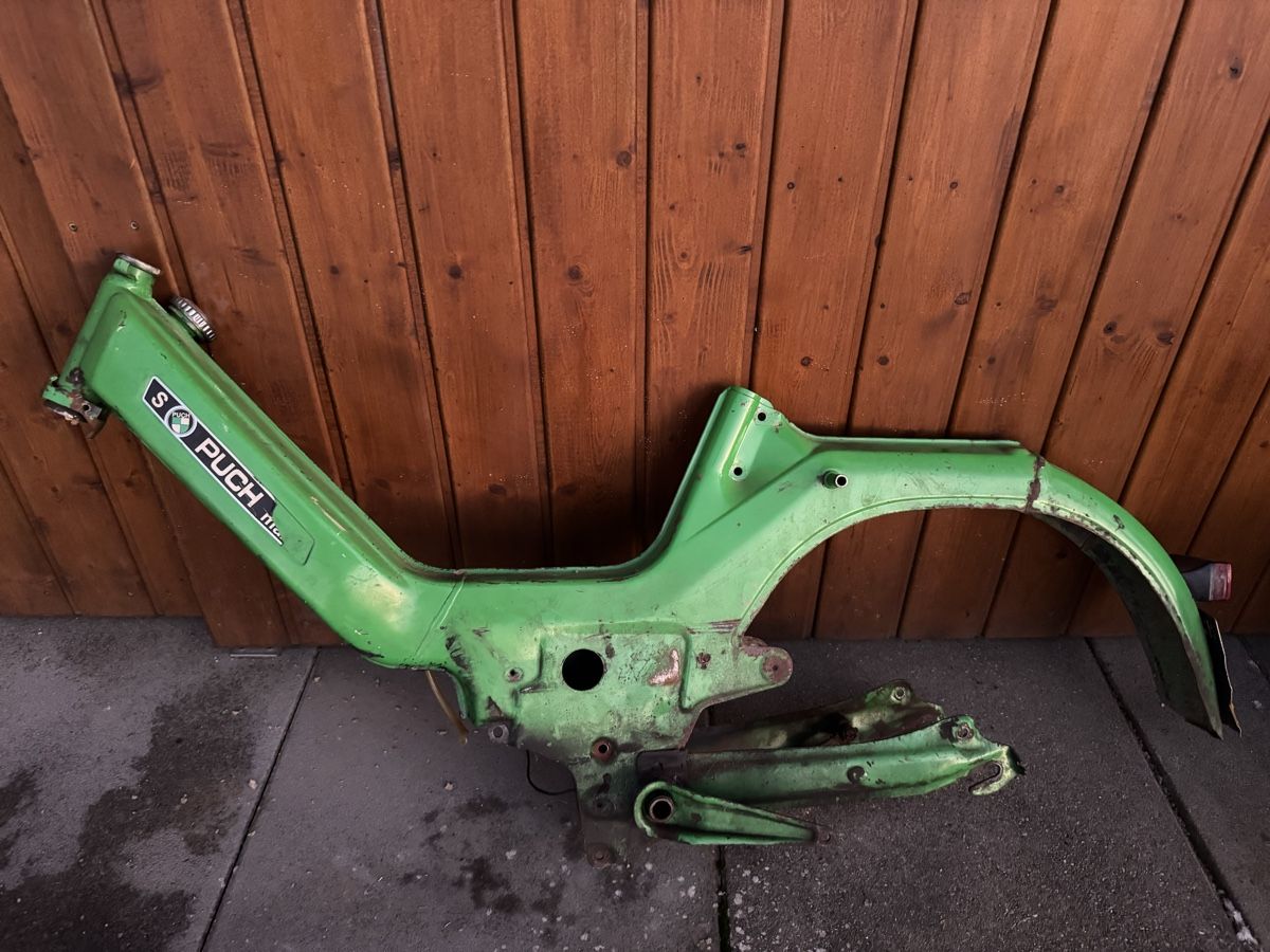 Puch Mofas: Puch Maxi S Rahmen 7502 Mit ausweis – Gebraucht aus Glashütten von Schraubermeisterz