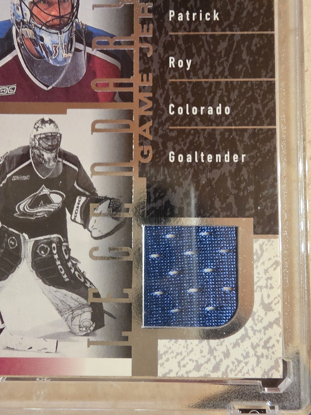 NHL Carte collezionabili: Patrick Roy Upper Deck LEGENDARY Game Jersey Card Colorado – Nuovo (secondo la descrizione) da Boltigen venduto da Calagero 3