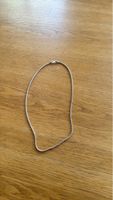 Silberkette Schlangenmuster 60cm guter Zustand