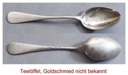 Teelöffel vor 1880, Goldschmied nicht bekannt
