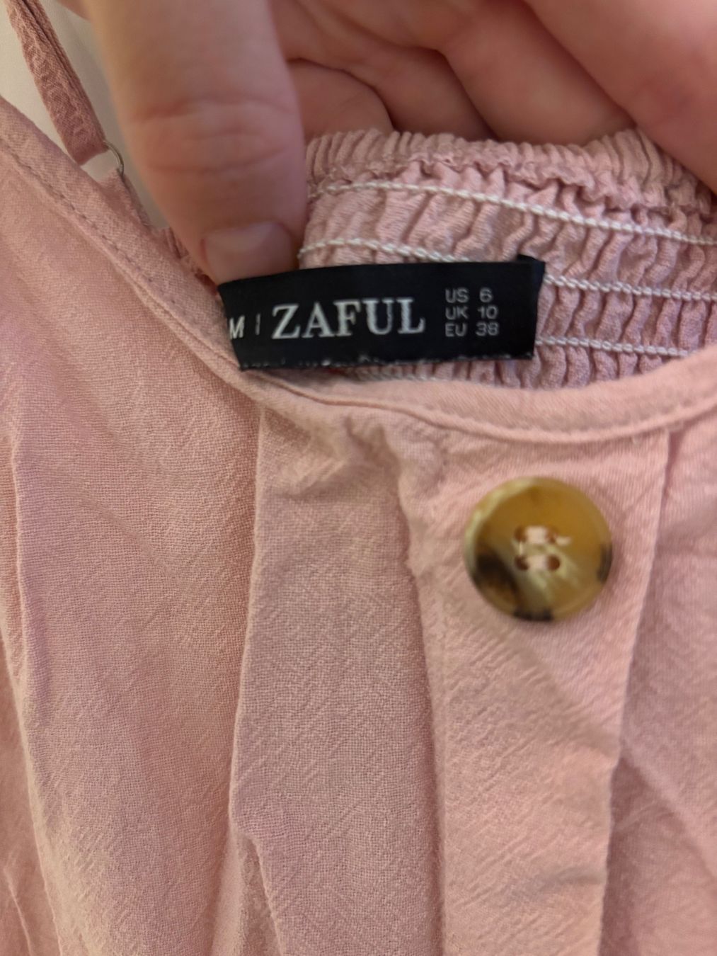 Zaful Kleider: Hübsches rosa Leinenkleid – Gebraucht aus Zürich von hue_82qd 1
